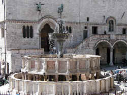 Fontana Maggiore in Perugia, Italy